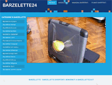 Tablet Screenshot of barzellette24.it